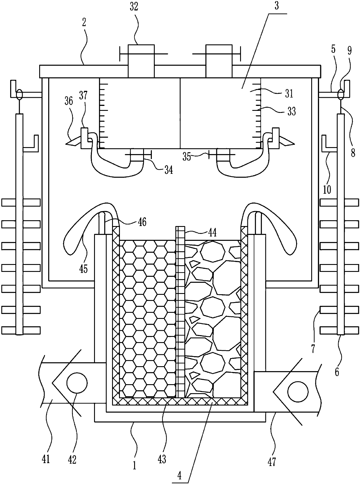 Seawater filtration equipment for seawater desalination