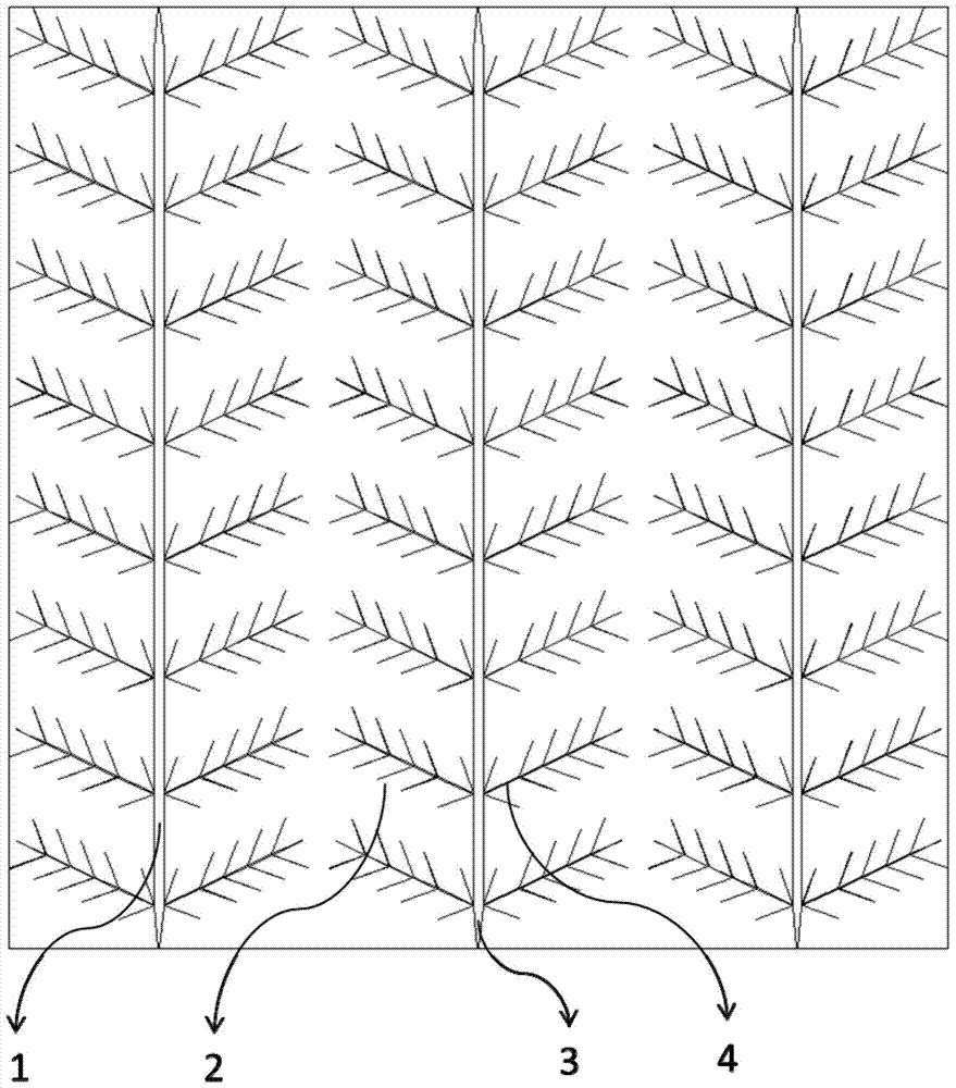 Grid wire electrode of a solar cell