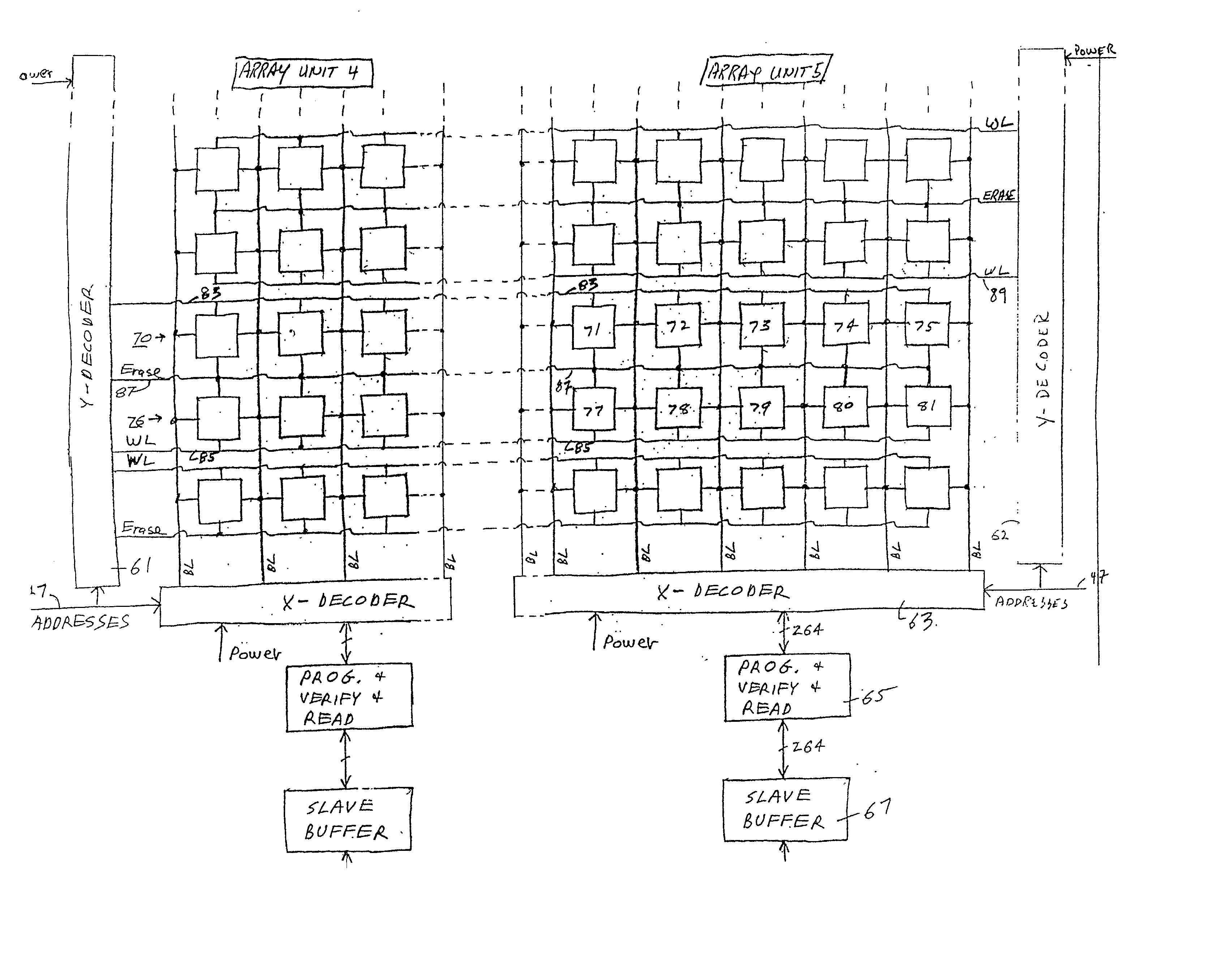 Method of reducing disturbs in non-volatile memory