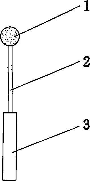 Method for preparing neck and shoulder of tooth in complete coronal restoration process and special needle thereof