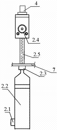 Testing device for drop rate of cigarette combustion cone