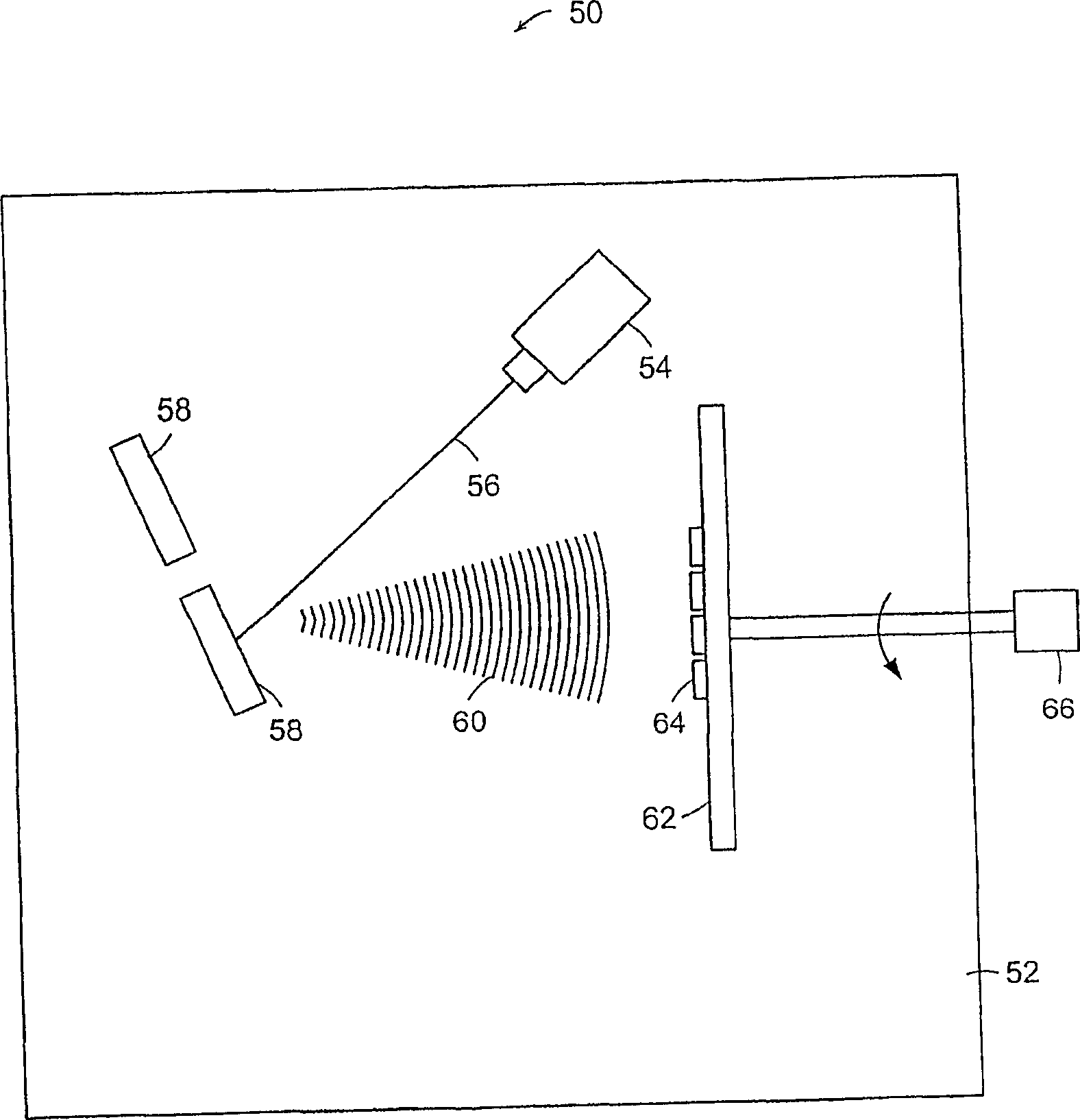 Double scanning thin film processing system