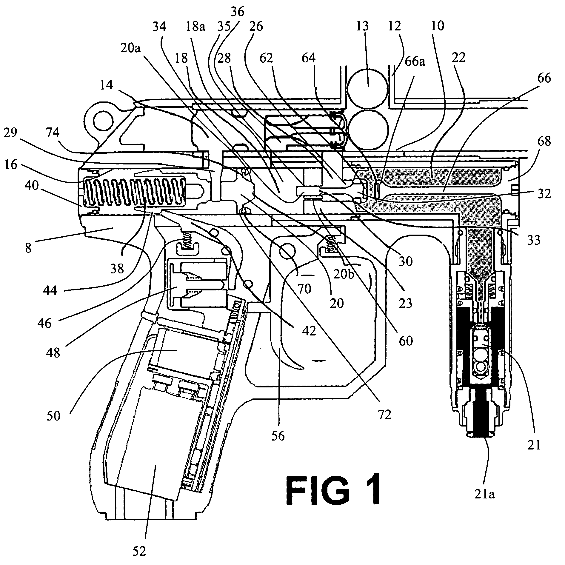 Low pressure paintball guns