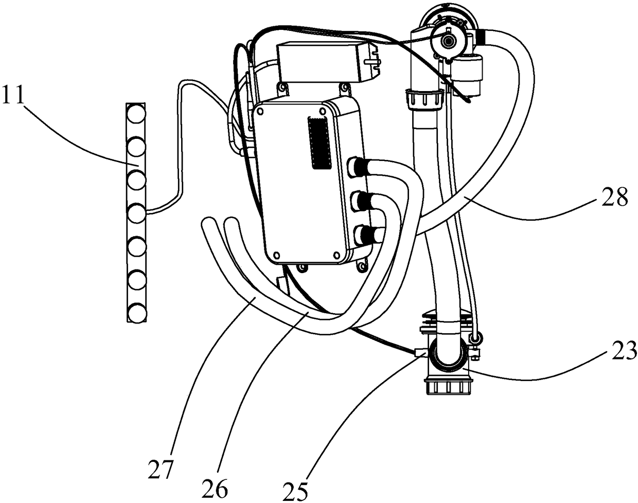 Intelligent bathtub and water filling control method thereof