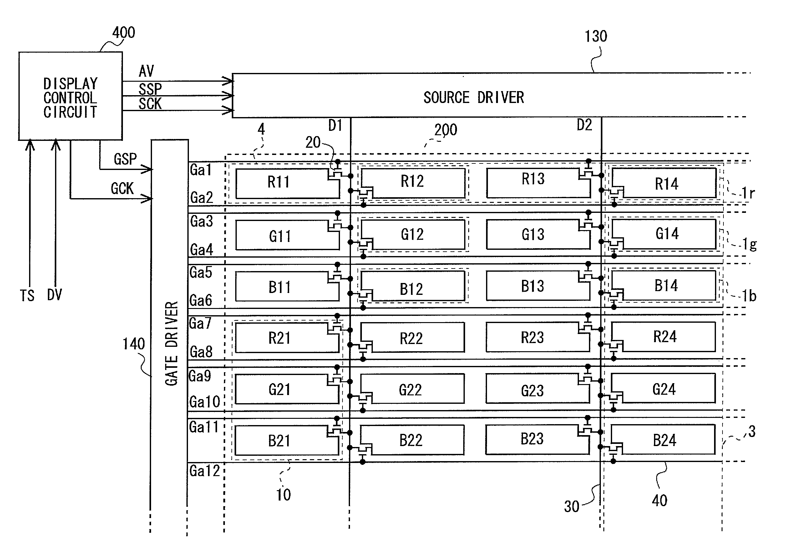 Display panel, display device, and method of driving the same