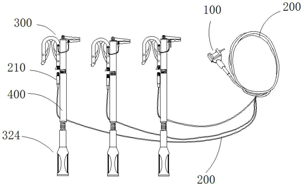 Multi-voltage-class combined ground wire for transformer substation