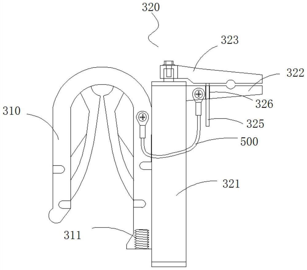 Multi-voltage-class combined ground wire for transformer substation