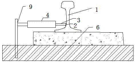 Method and device for fully automatically and accurately monitoring changes of geometric parameters of track