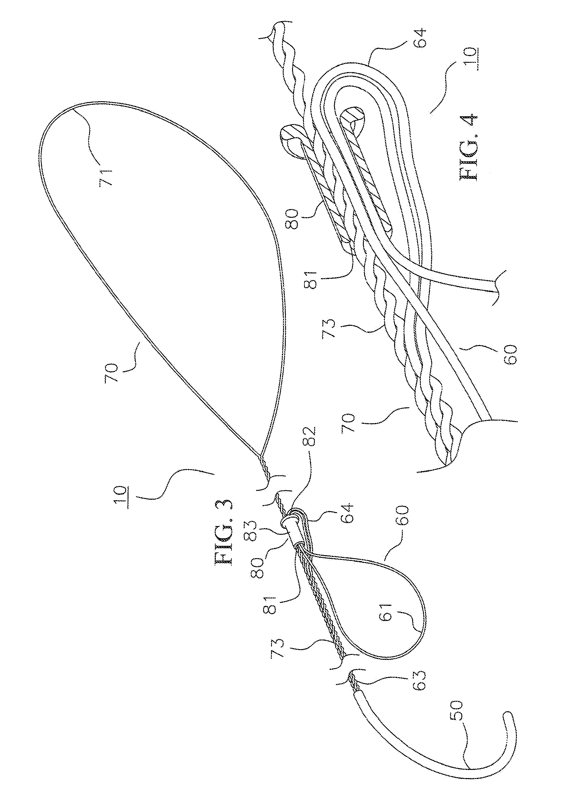 Method and devices for securing bidirectional suture loops using coaxial mechanical fasteners