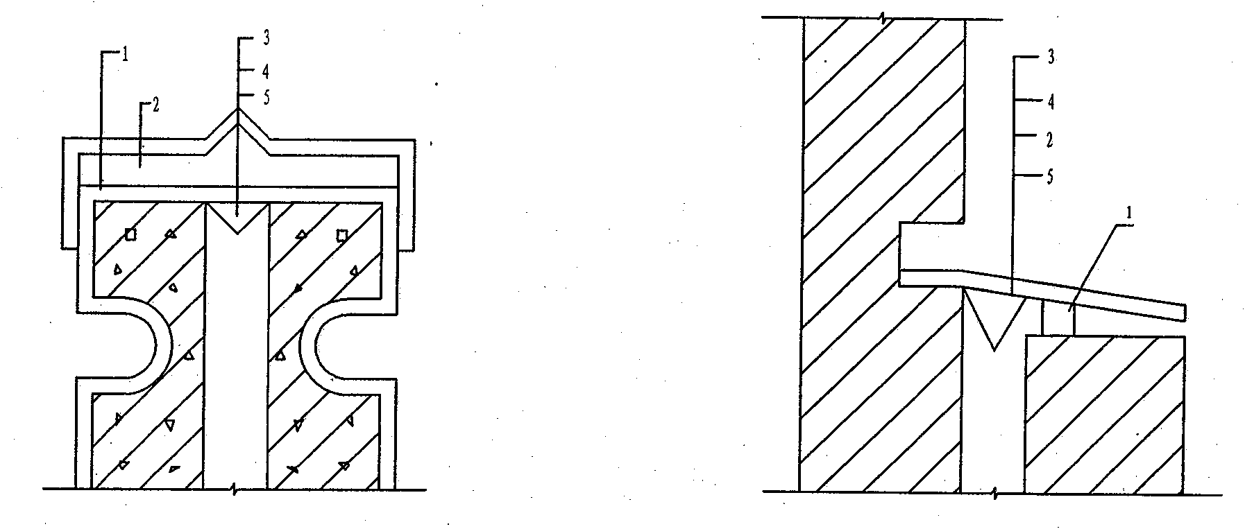 Method for processing deformation joints of clean room