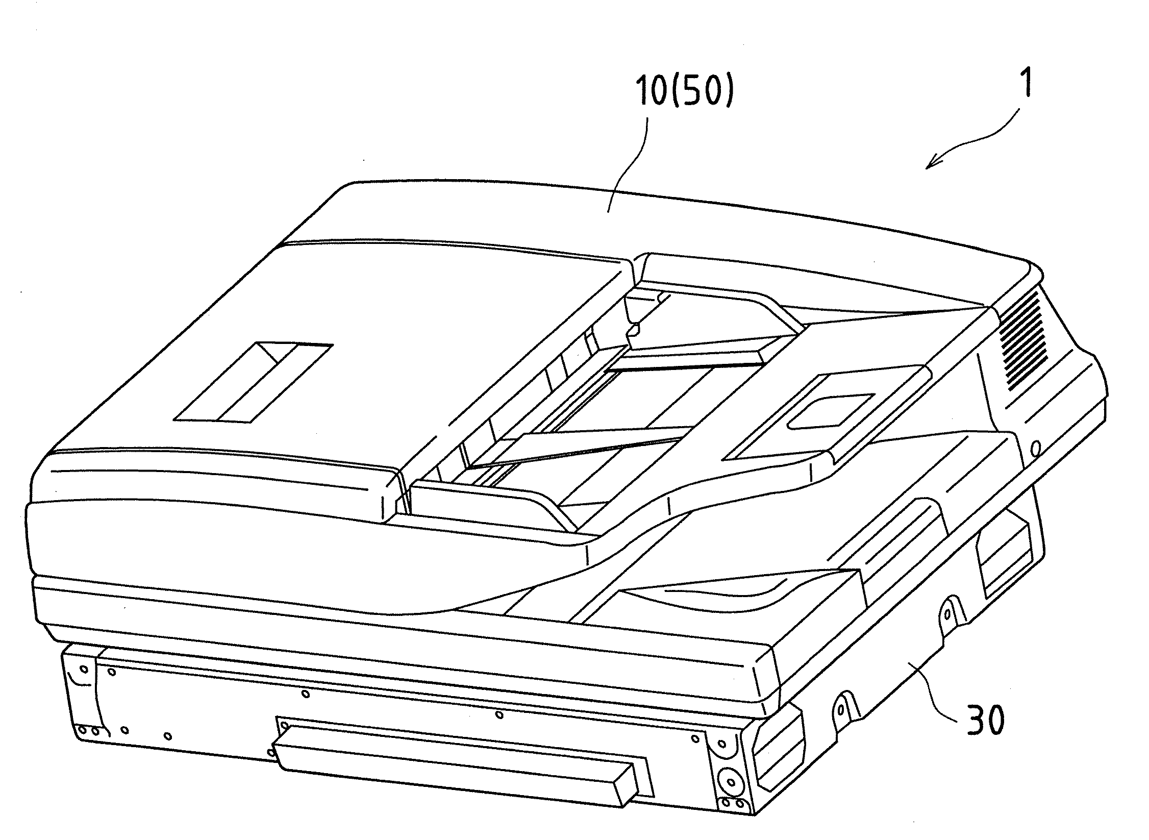 Original transport and reading apparatus, reading position adjustment method of original transport and reading apparatus, and image forming apparatus