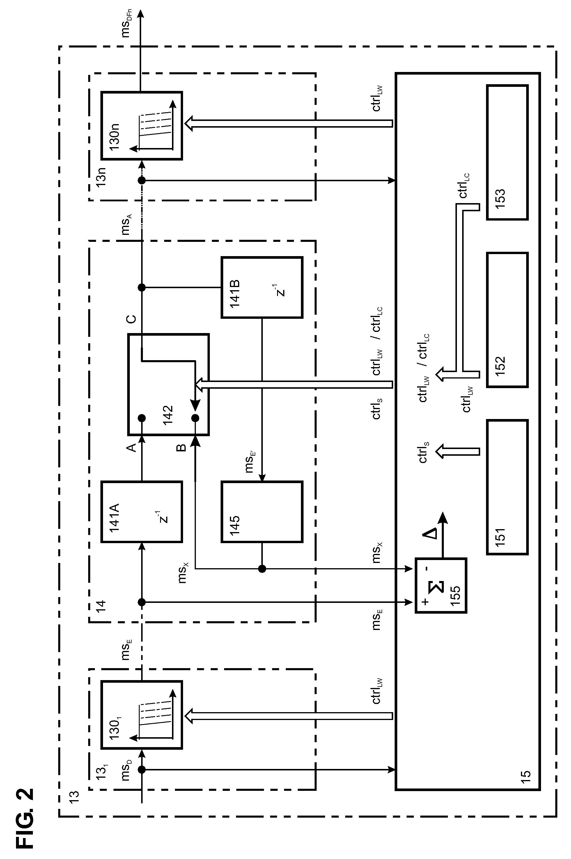 Method for processing the output signal of a measurement transducer, and force-measuring device