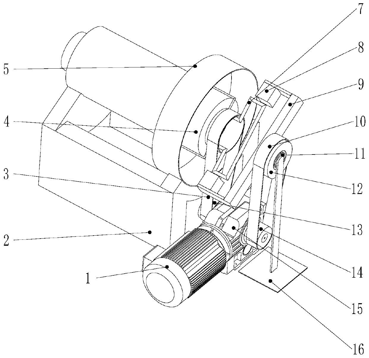 Electromagnetic de-enzyming machine with rotor