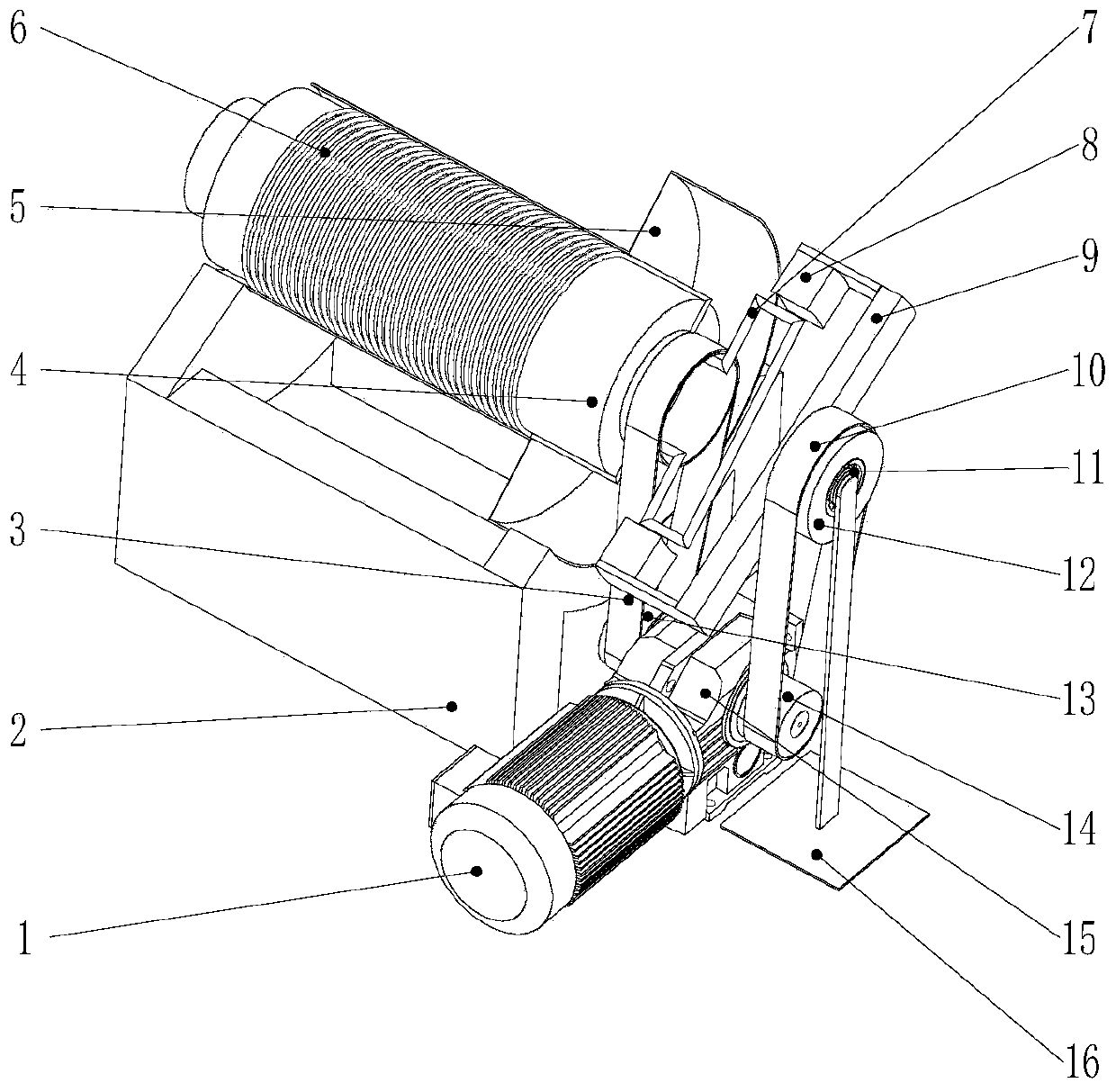 Electromagnetic de-enzyming machine with rotor