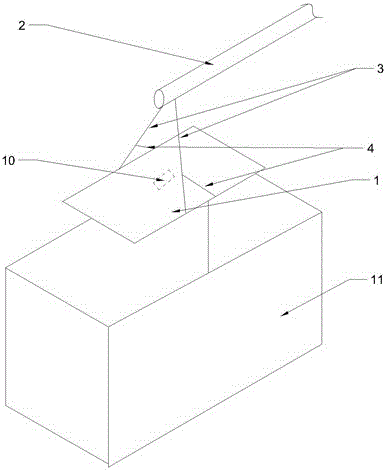 Papermaking device for rice paper production