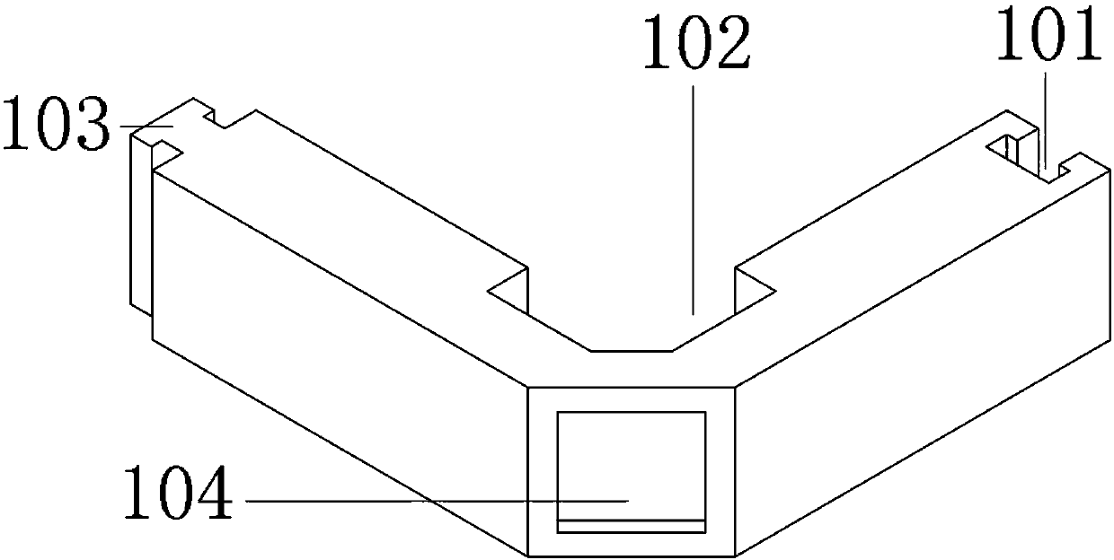 Multifunctional tree body supporting structure