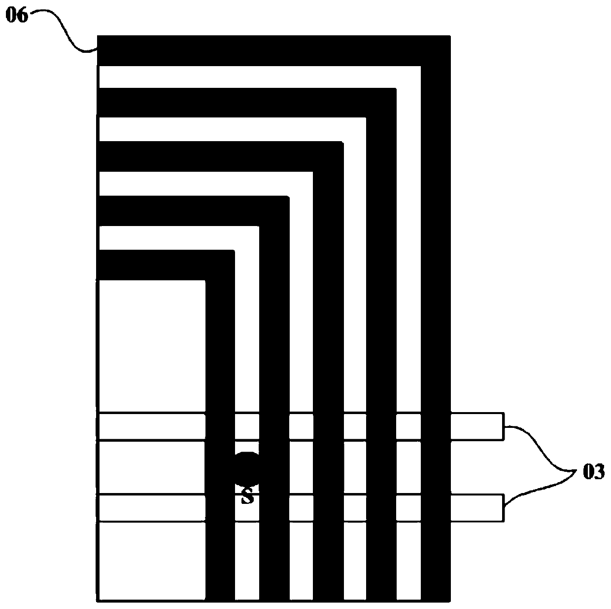 Organic light emitting diode touch display substrate and touch display device