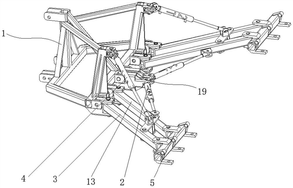 Hydraulic contraction type orchard fertilizer applicator