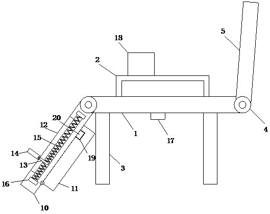 Examination chair used for neurology