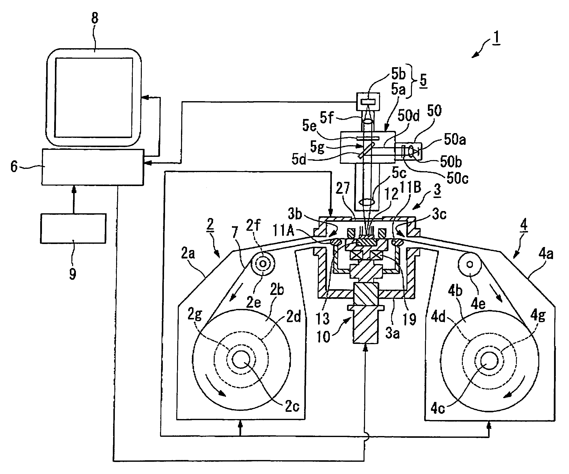 Continuous observation apparatus and method of magnetic flux distribution