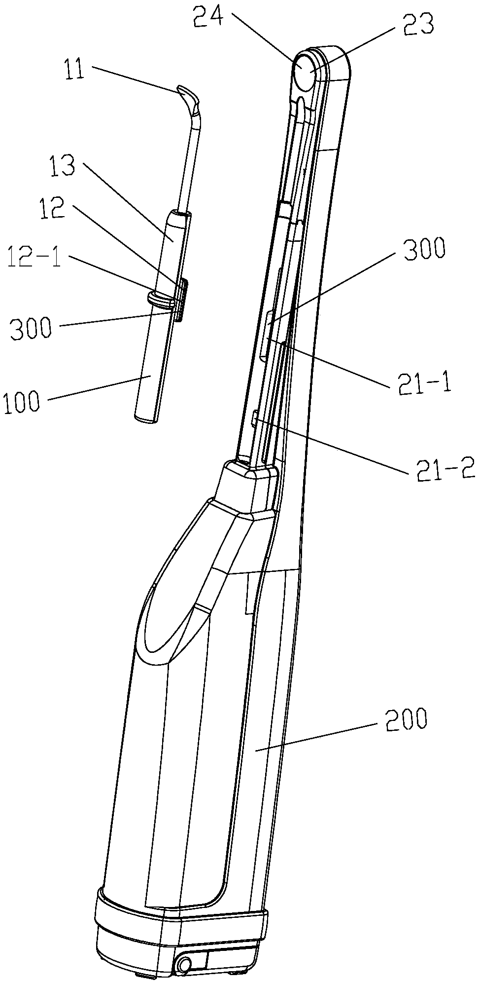 Visible oral cavity spatula