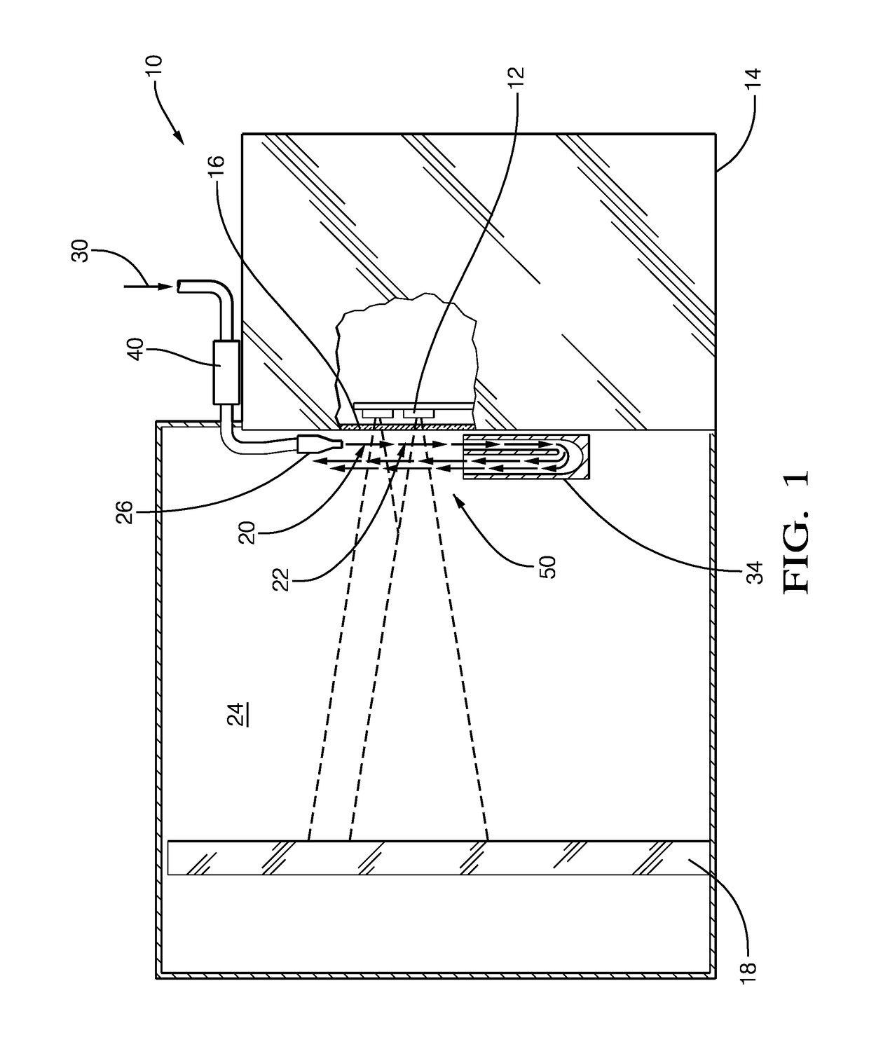 Bi-Directional Air-Curtain For Cold Testing A Camera