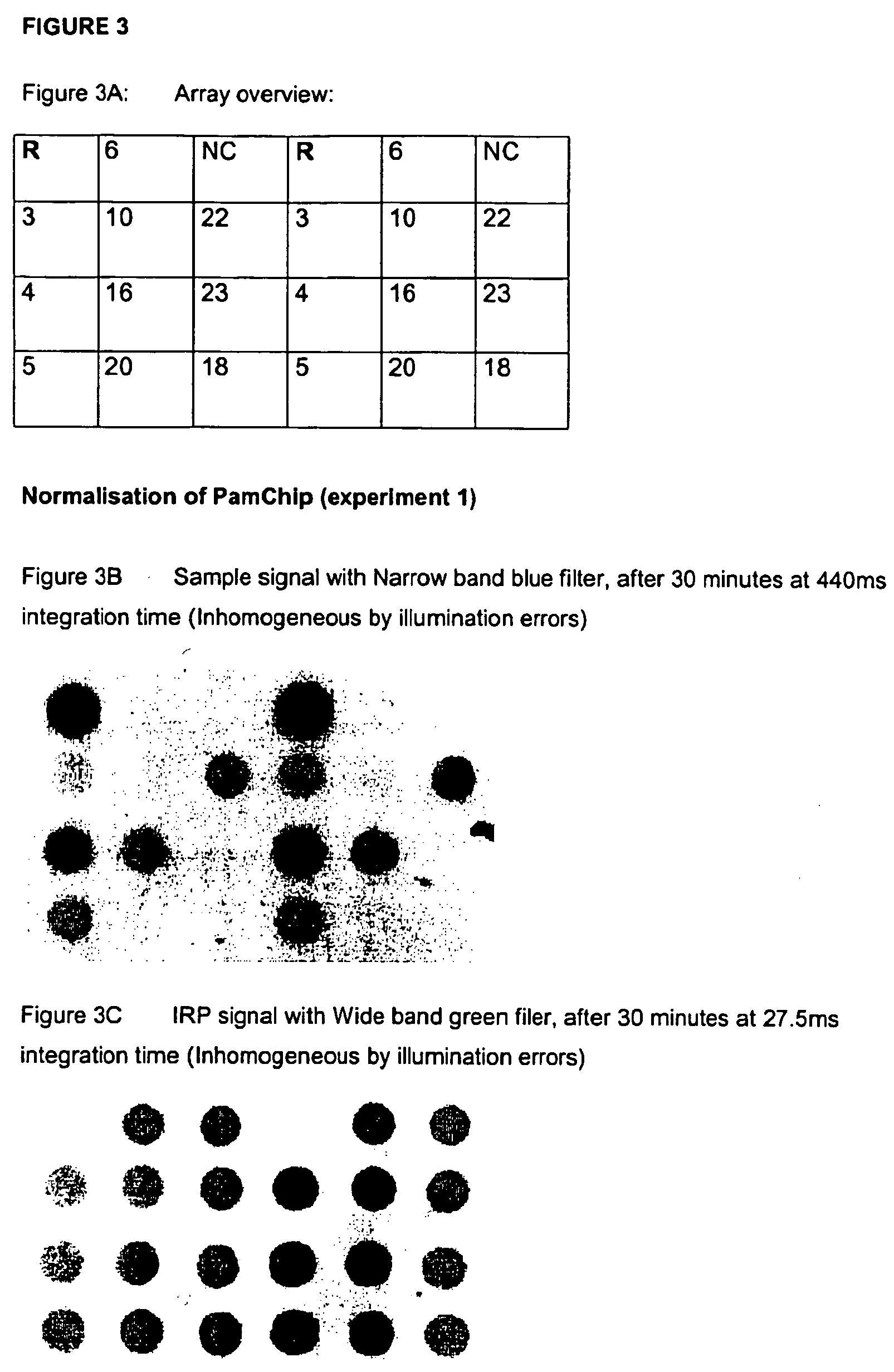 Normalisation of microarray data based on hybridisation with an internal reference