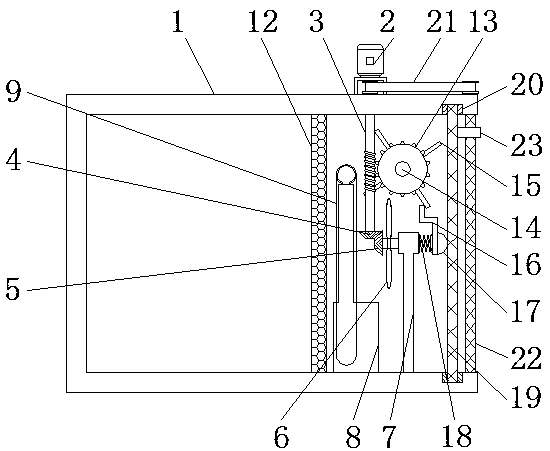 Big data heat dissipation device convenient for cleaning heat dissipation port and use method thereof