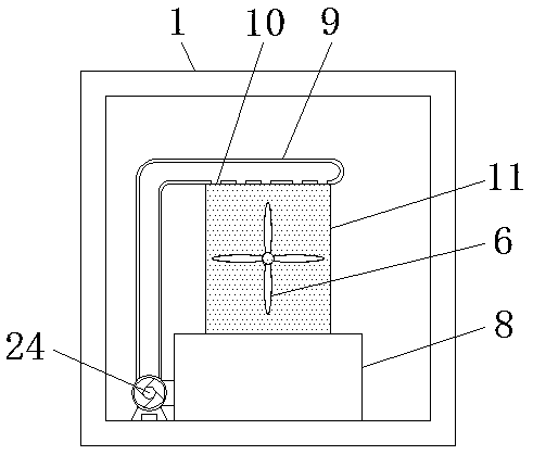 Big data heat dissipation device convenient for cleaning heat dissipation port and use method thereof