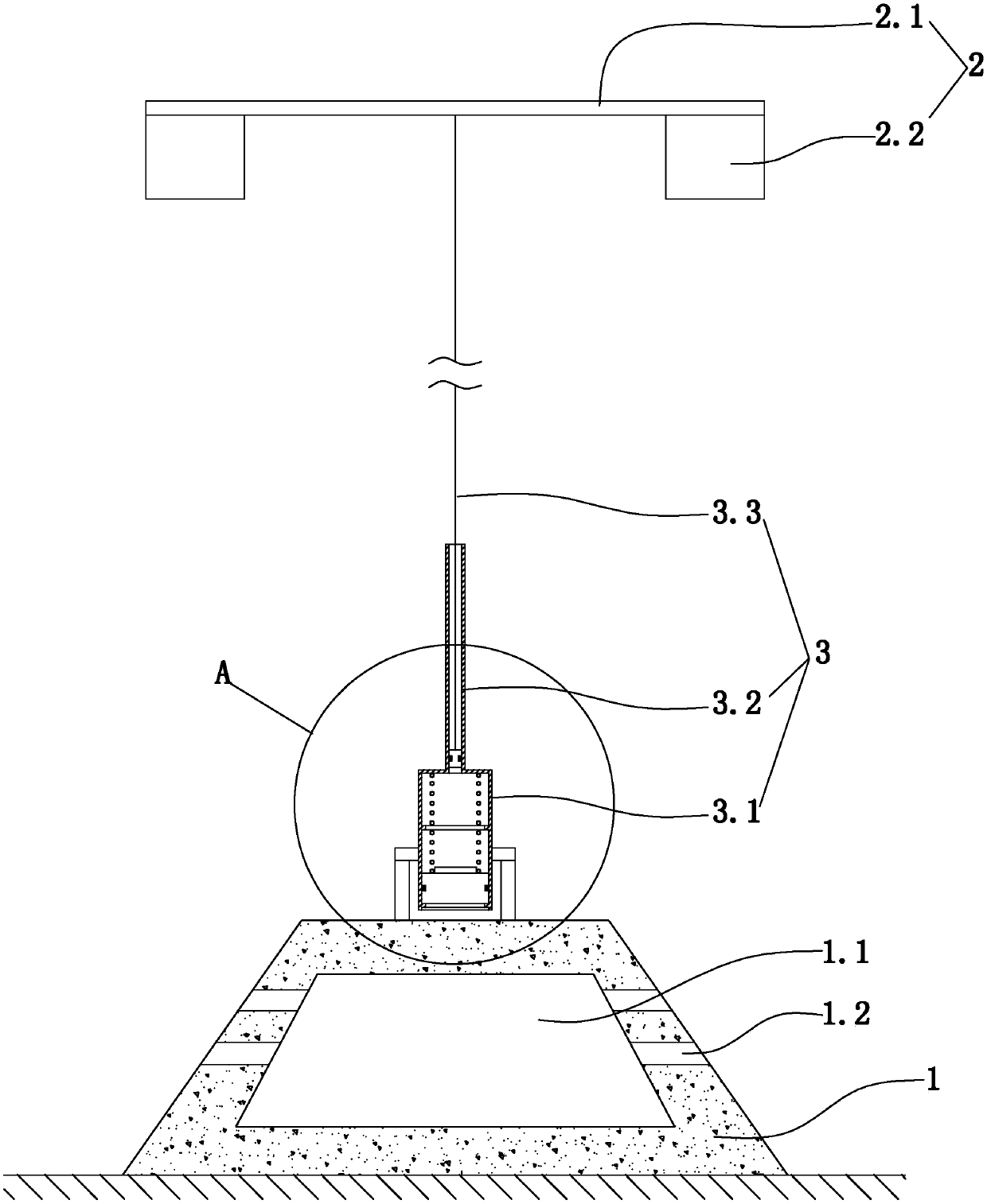 A fish and algae composite reef device that rises and falls with the tide level