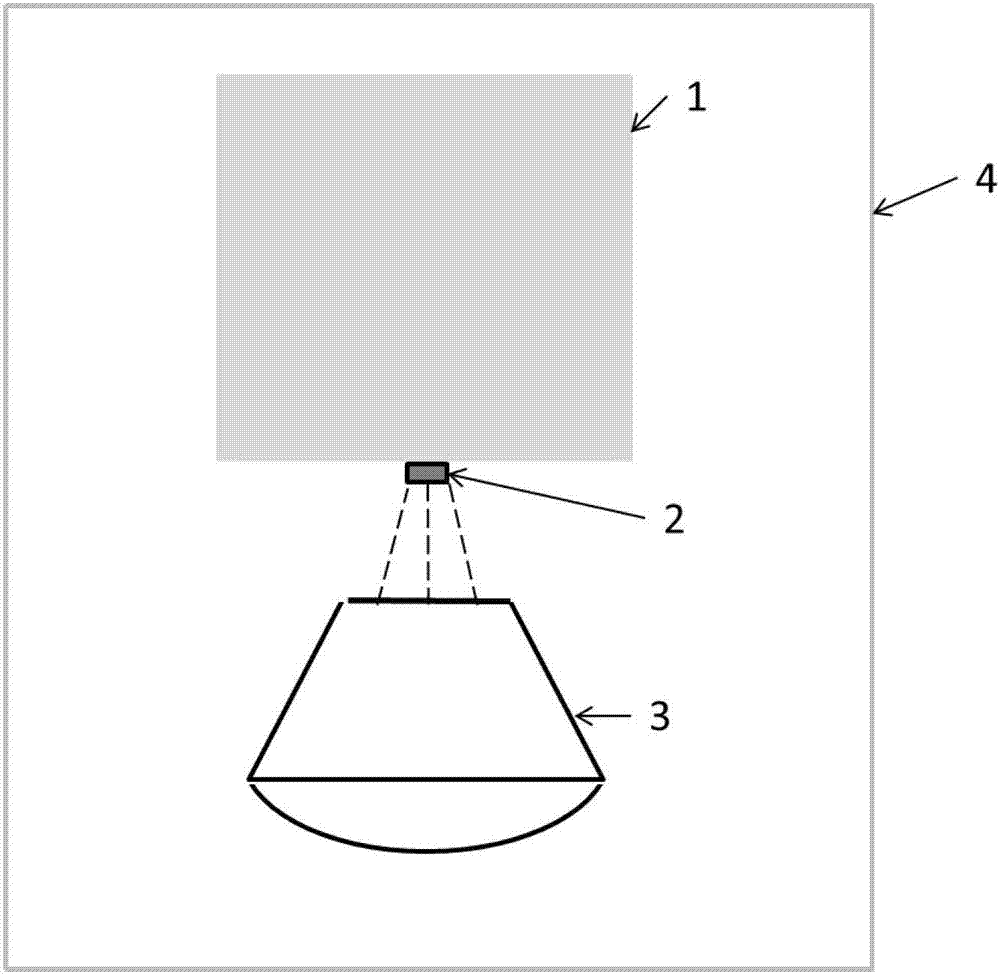 Sputtering target device for system-level ignition test on electric propulsion spacecraft