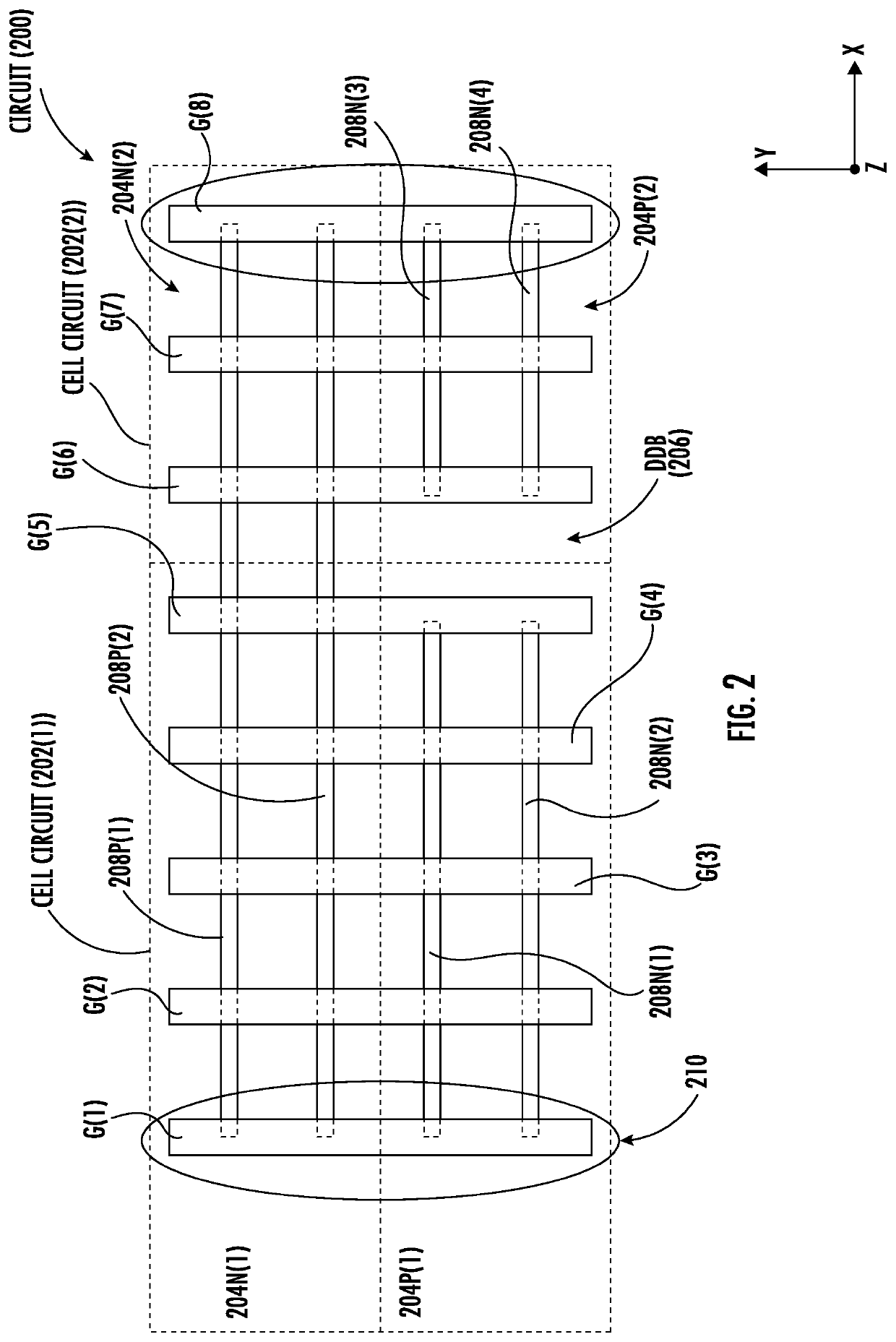 Circuits employing on-diffusion (OD) edge (ODE) dummy gate structures in cell circuit with increased gate dielectric thickness to reduce leakage current