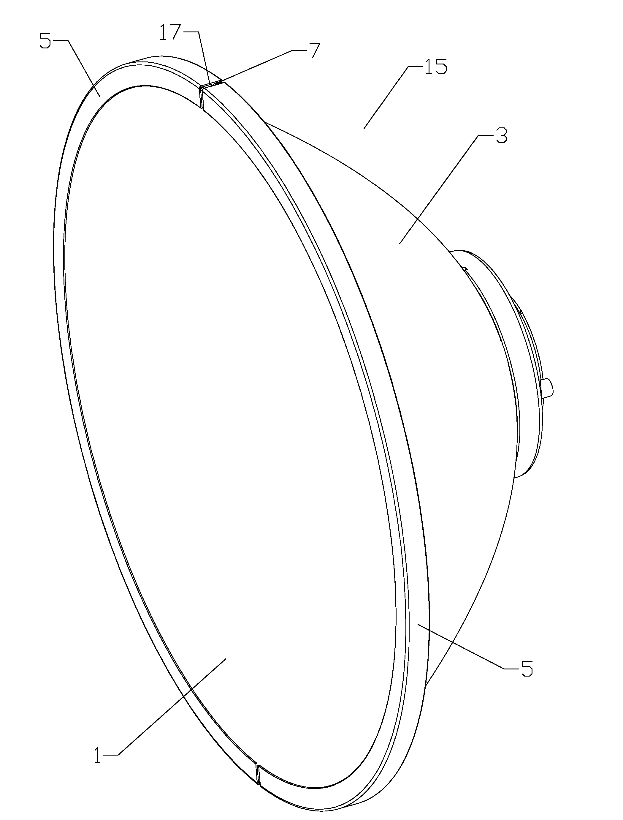 Method and Apparatus for Radome and Reflector Dish Interconnection