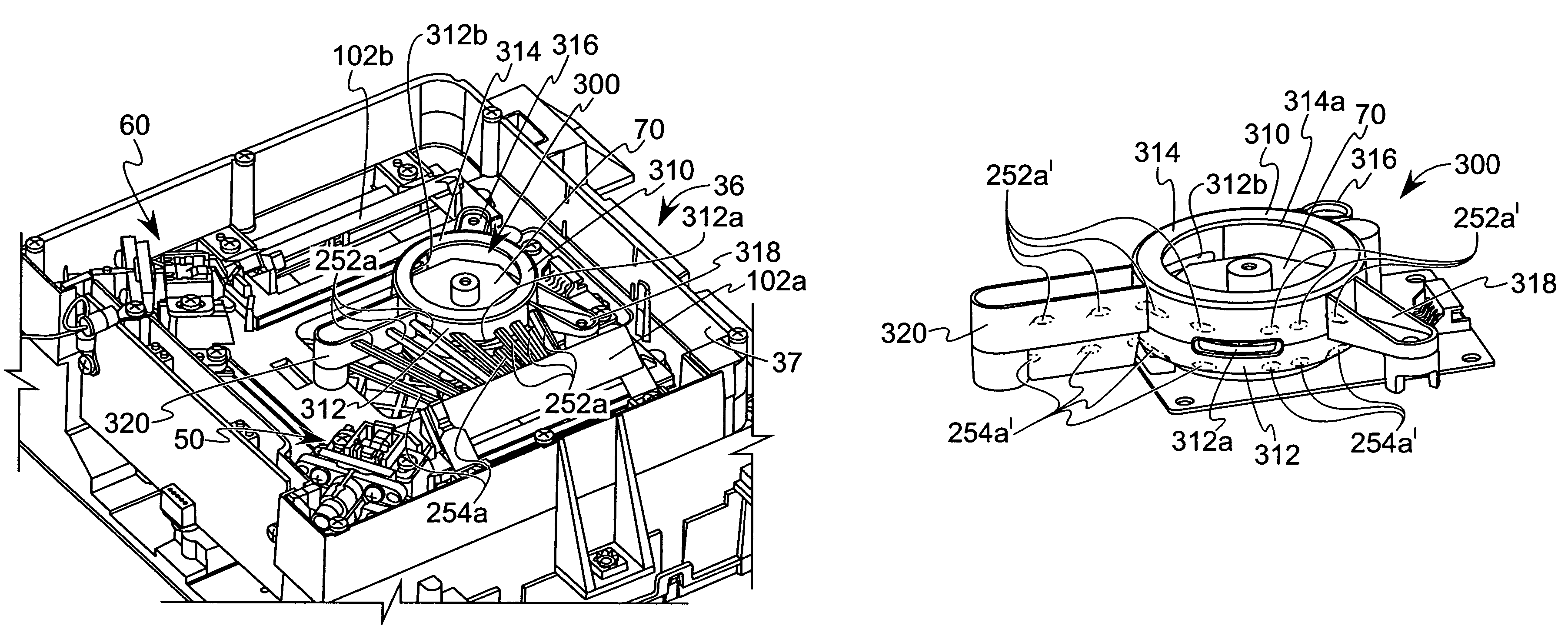 Laser scanning unit including a shield