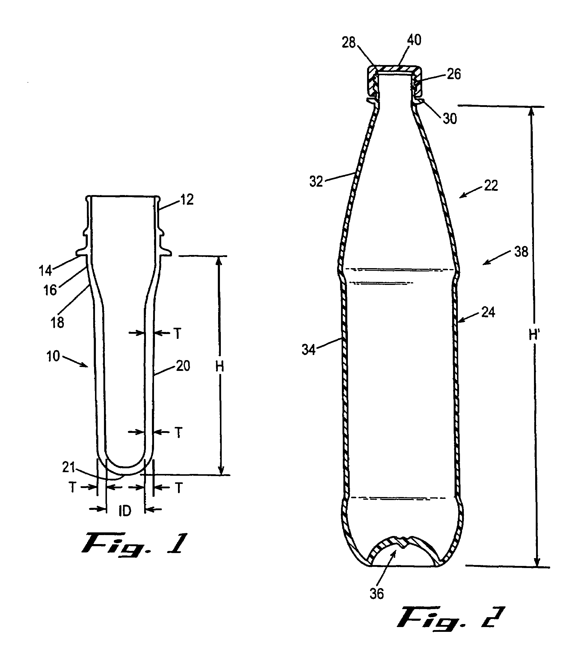 Low IV pet based copolymer preform with enhanced mechanical properties and cycle time, container made therewith and methods