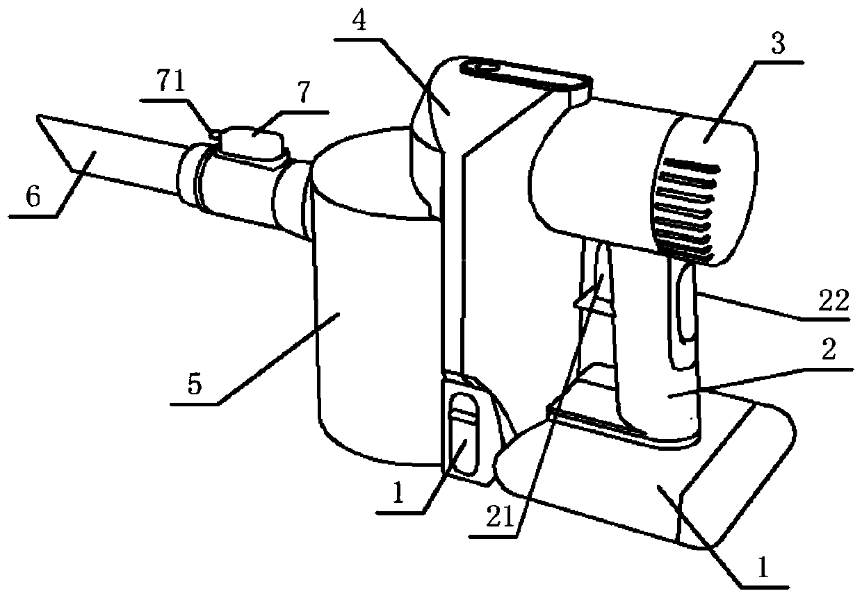 Machine tool scrap iron collecting device