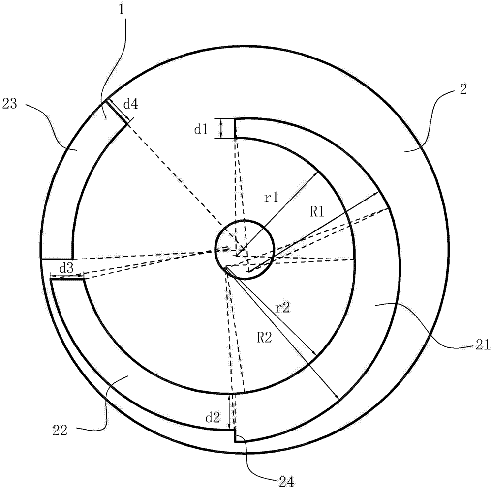 Packaging paper pad for inwards-drawing type copper coil pipe