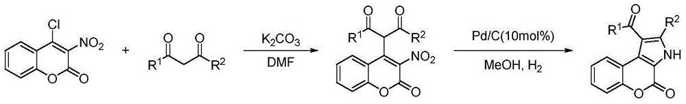 Substituted 1,4-dihydro-chromene [2, 3-b] pyrrole compound and preparation method thereof