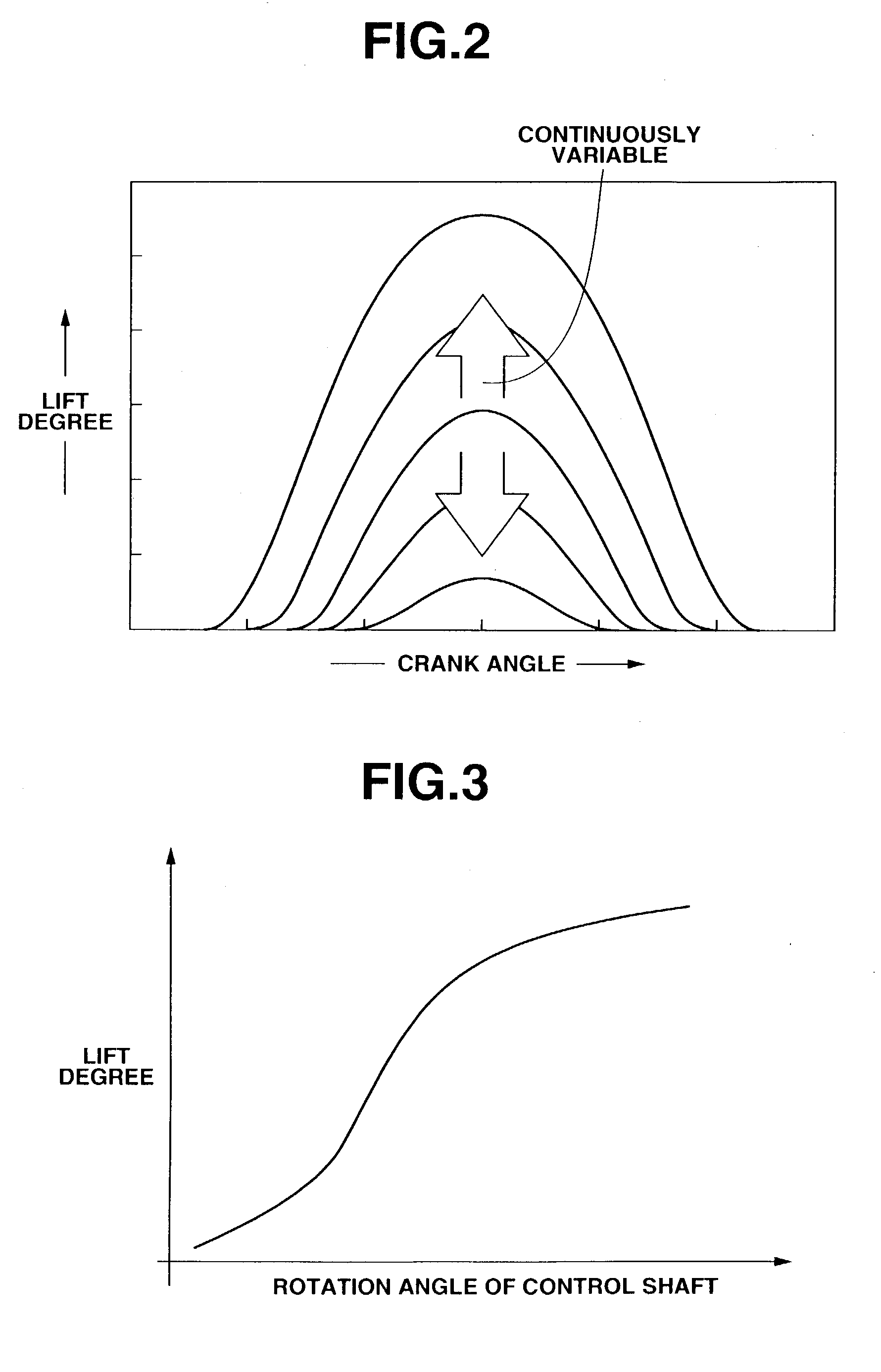 Internal combustion engine with variable valve control device