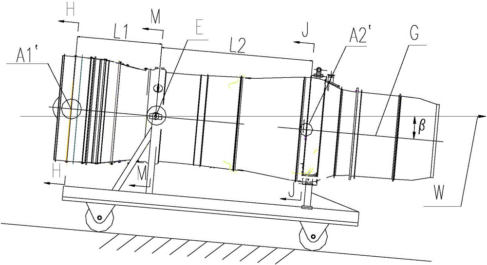 Determination method of aero-engine installation center surface