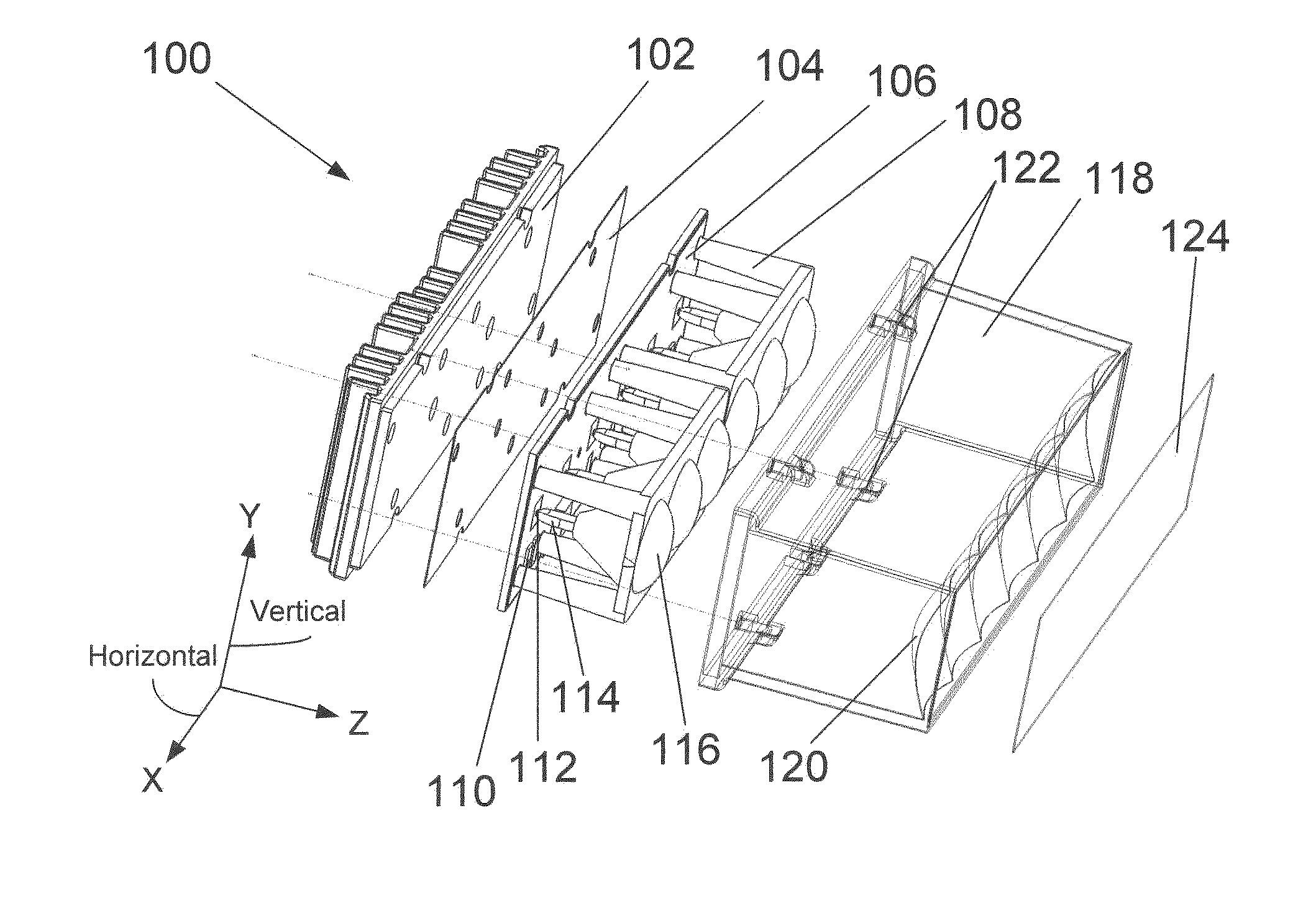 Light emitting diode emergency lighting module