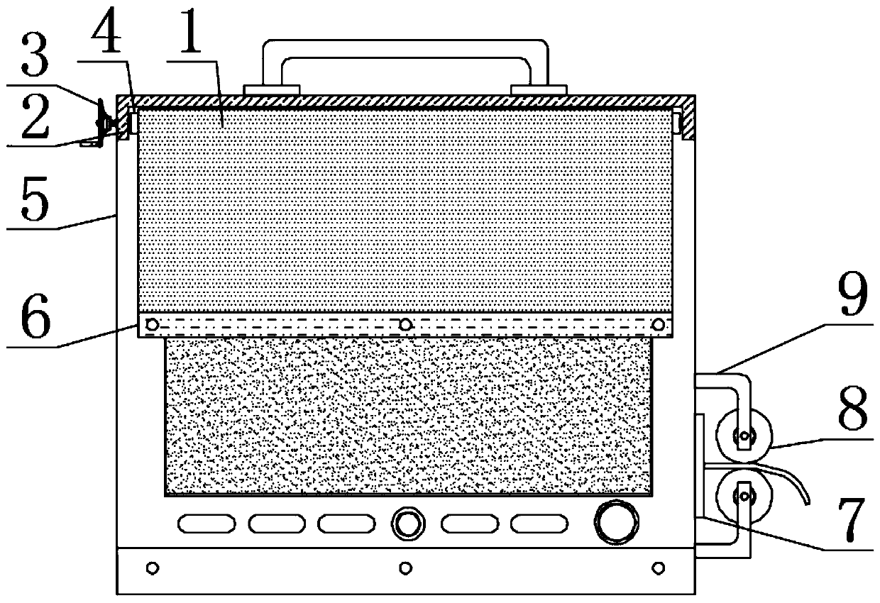 Combined type electrocardiogram monitor