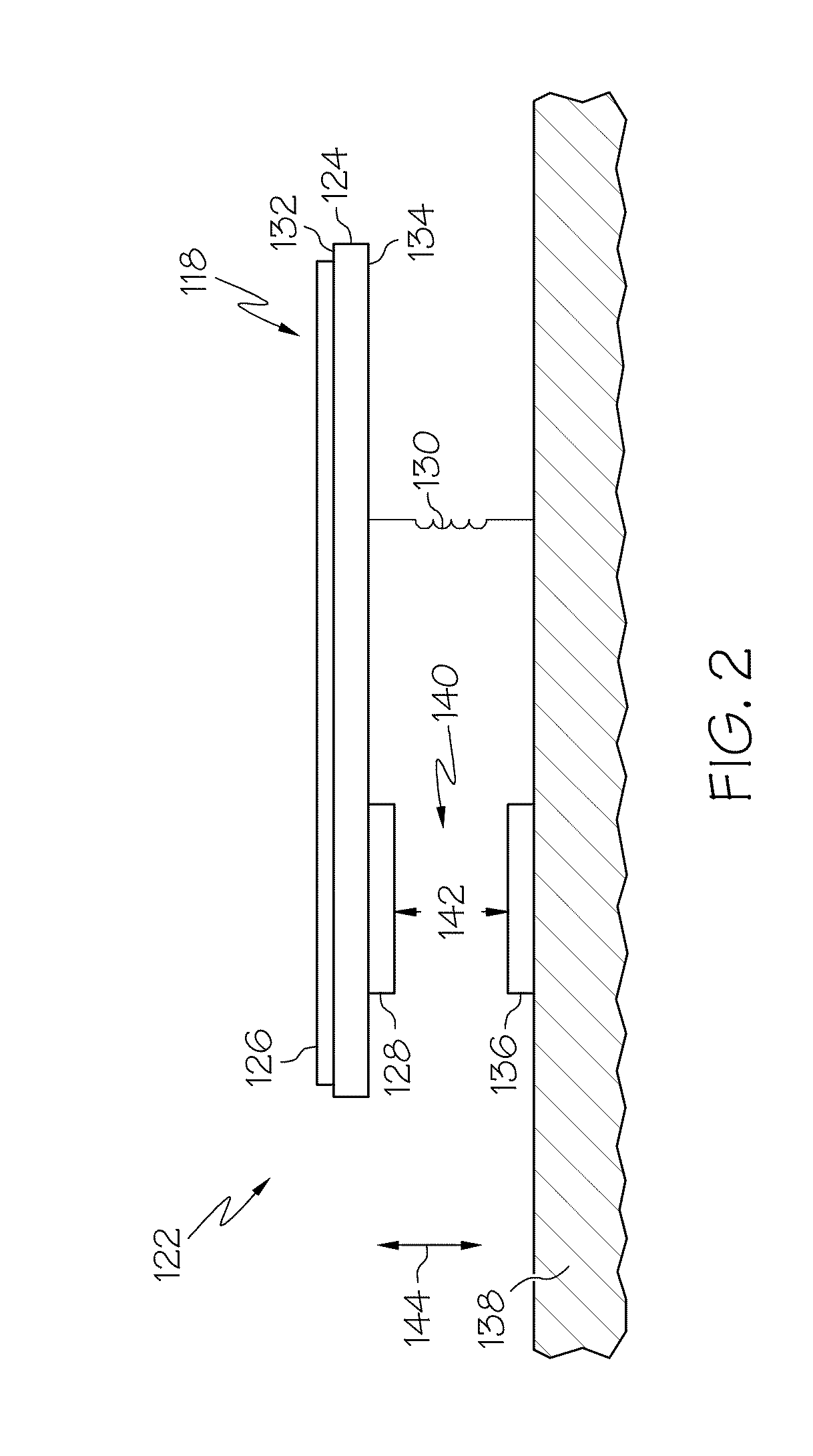 Input device with capacitive force sensor and method for constructing the same