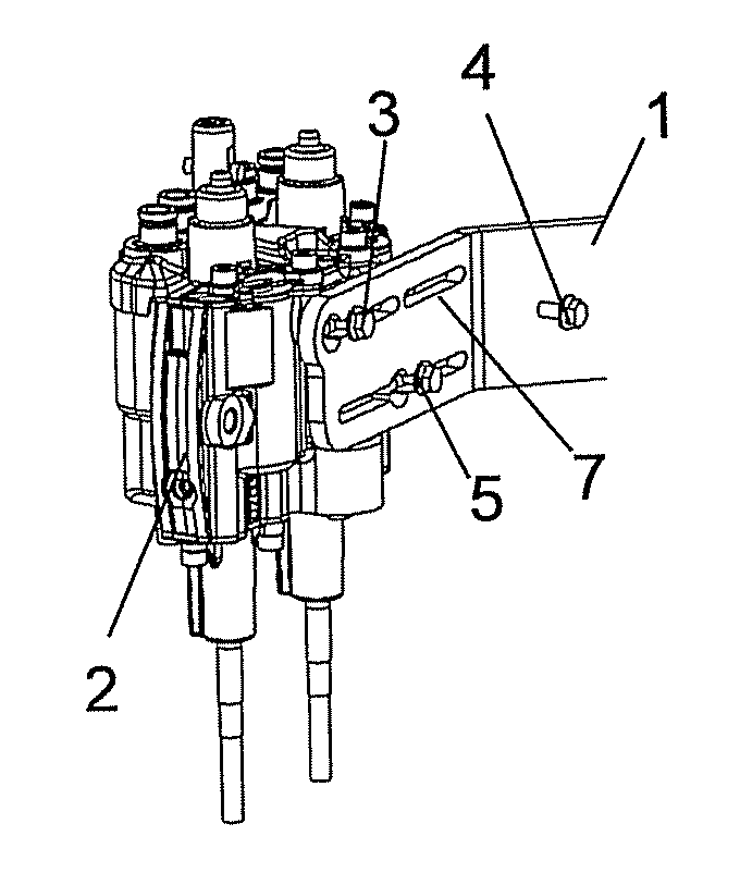 Valve fastening means