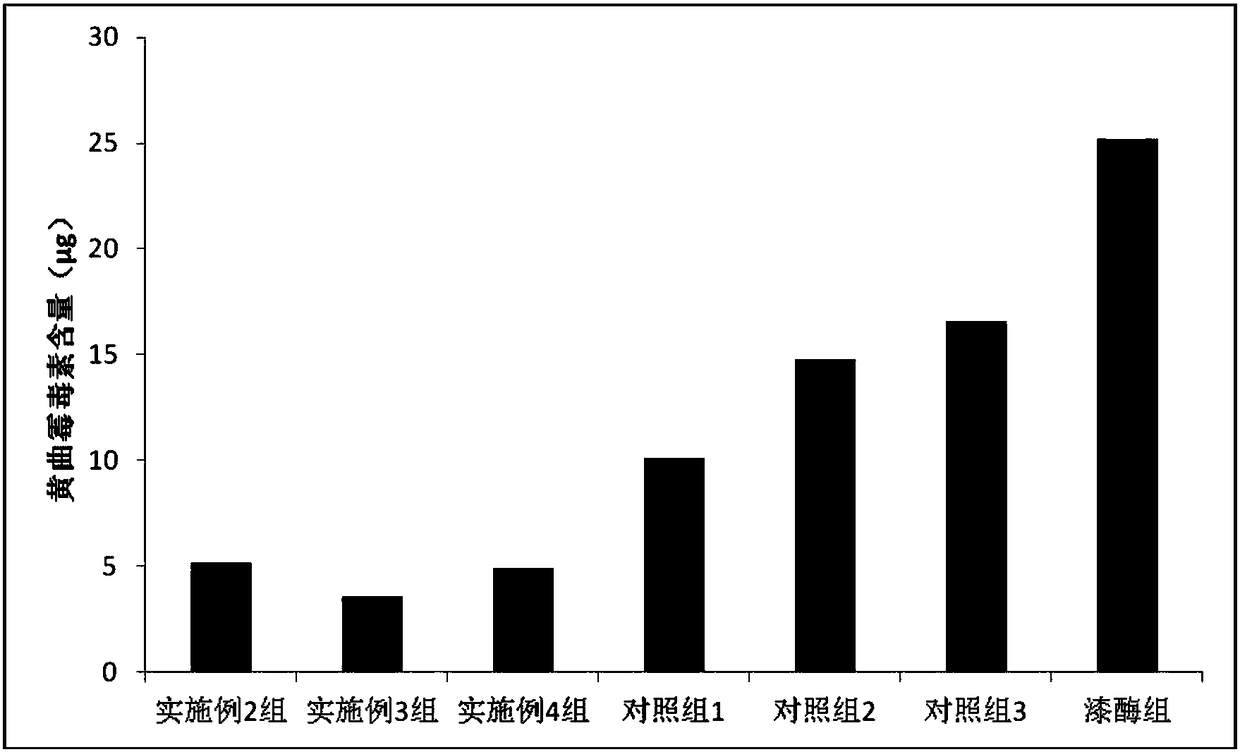 Degradation agent of aflatoxin, preparation method and application thereof