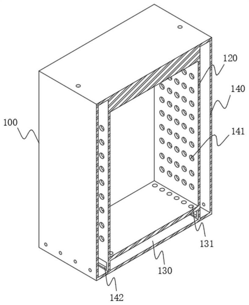 Pressure relief method of pressure relief device of switch cabinet