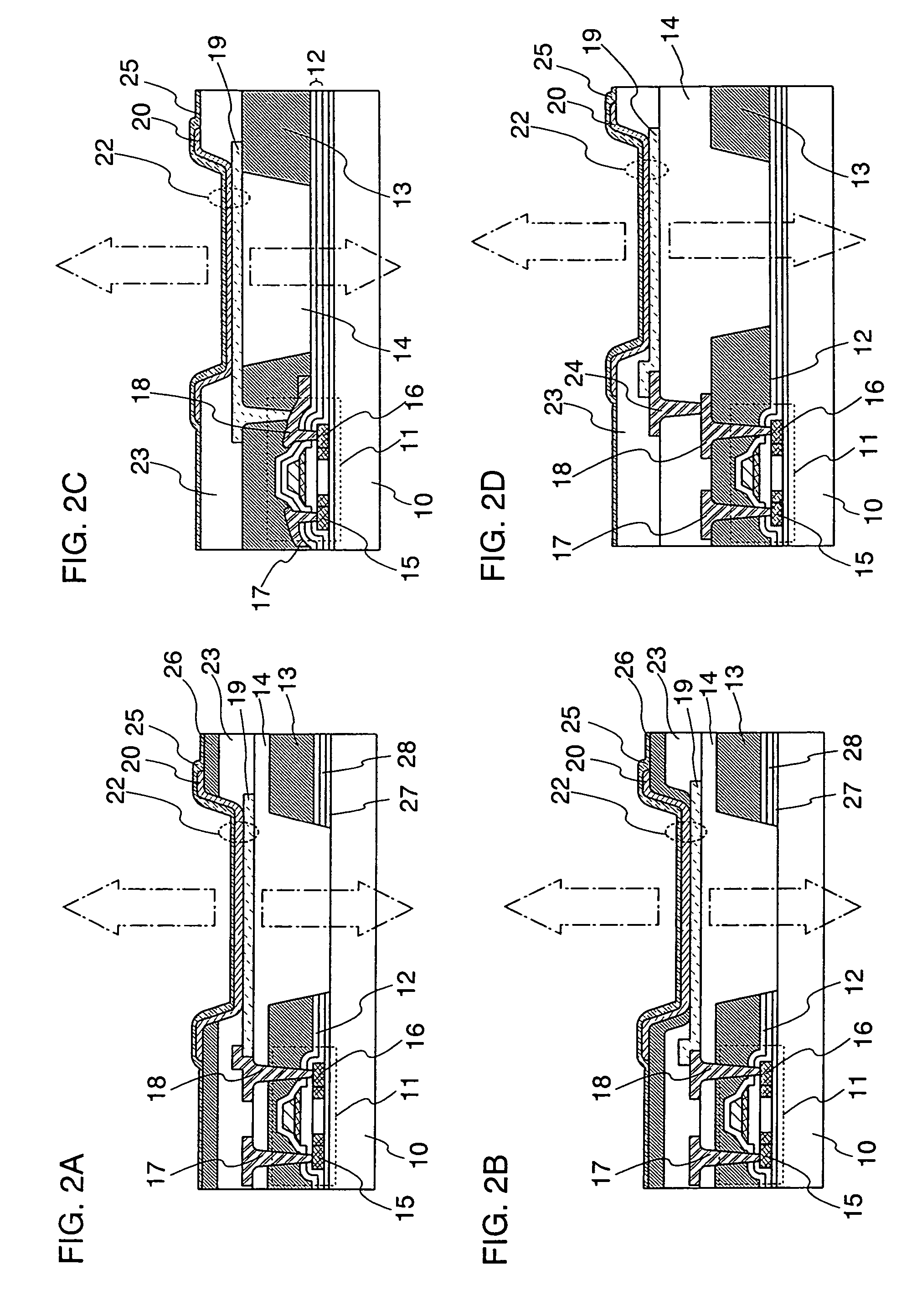 Display device including an insulating layer with an opening