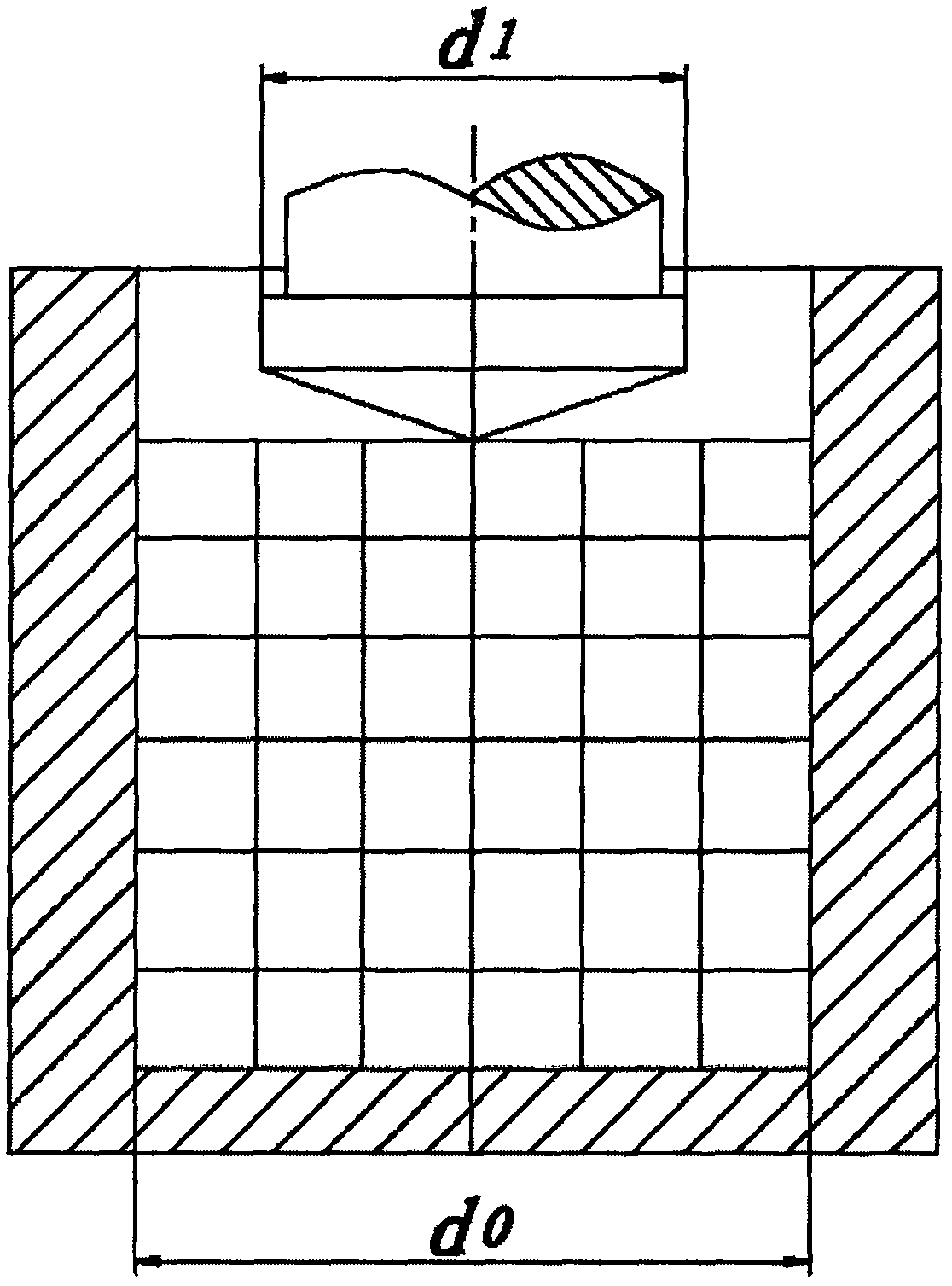 A Back Extrusion Uniform Deformation Die