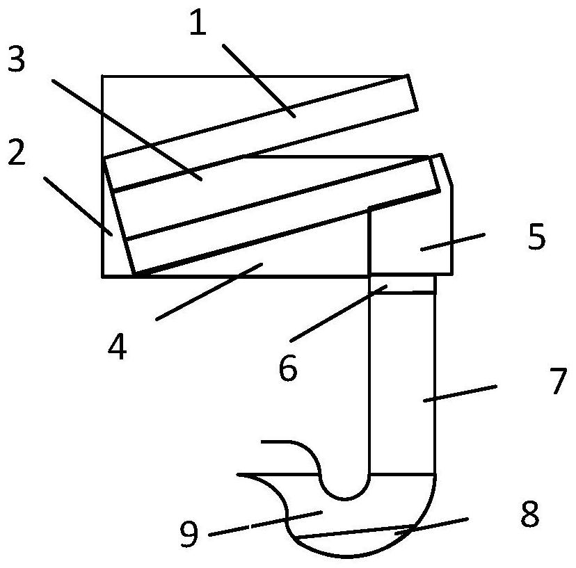 Multi-tube liquid recoil arc extinguishing device