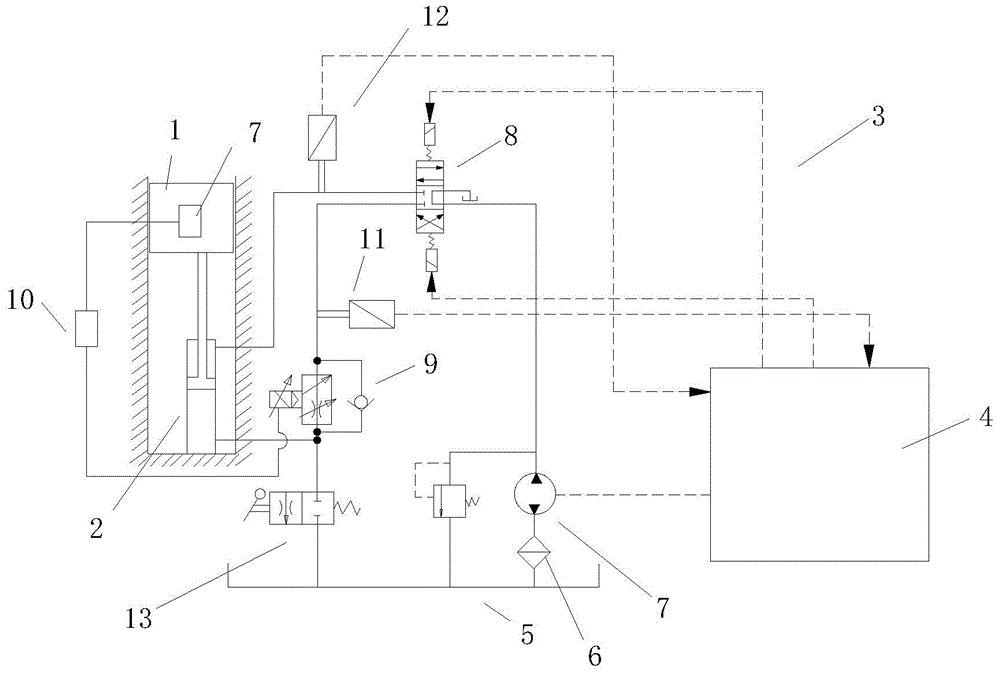 Hydraulic elevator system with ultra-low noise and stable operation